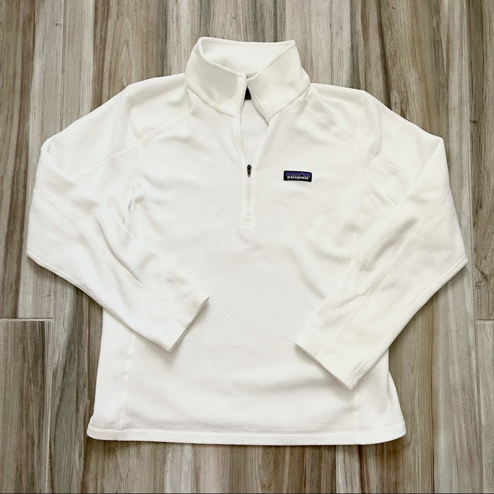 Patagonia White Fleece Pullover